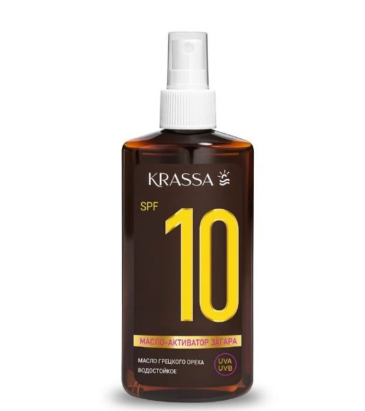 Изображение товара Масло-активатор загара SPF-10 Krassa 150мл Масло-активатор загара SPF-10 Krassa 150мл фотография