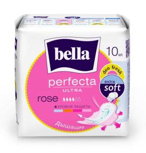 Прокладки белла perfecta ultra rose 10шт